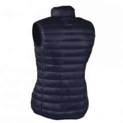 verwarmde bodywarmer dames - achterkant