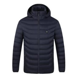Verwarmde jas donkerblauw