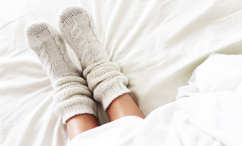 Koude voeten in bed