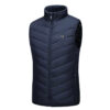 Verwarmde bodywarmer heren in donkerblauw